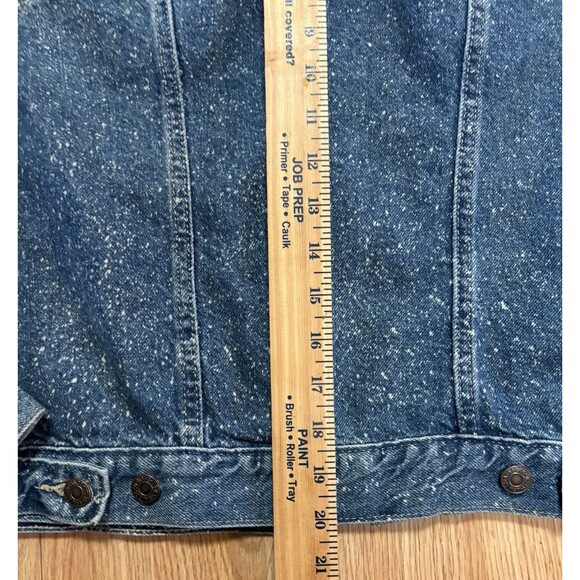 Levi Strauss Original Trucker Denim Jacket NWT Small Bleach Speckled Womens Jean - Picture 12 of 13